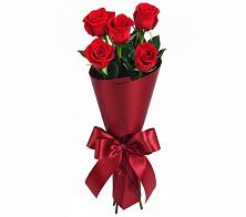 Букет 5 Красных роз Эдлесс Лав в Нее