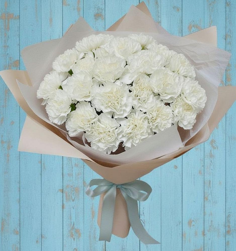 Букет цветов из: Гвоздики в Нее