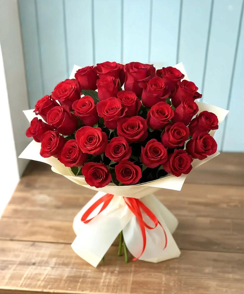 Букет 29 Красных роз в Нее