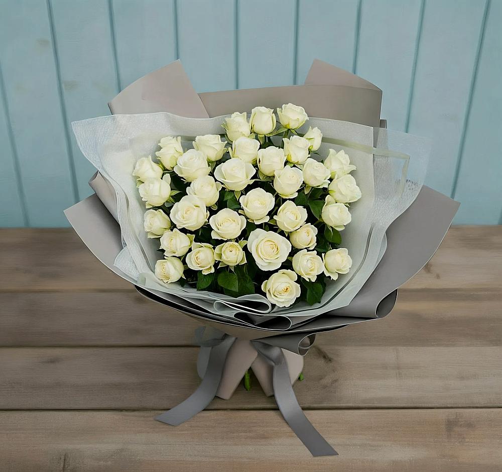 Букет Белоснежная нежность в Нее