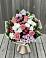 Букет цветов из: Альстромерии, Гвоздики, Розы и Хризантемы в Нее