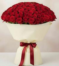 Букет 101 Красная роза Милано в Нее