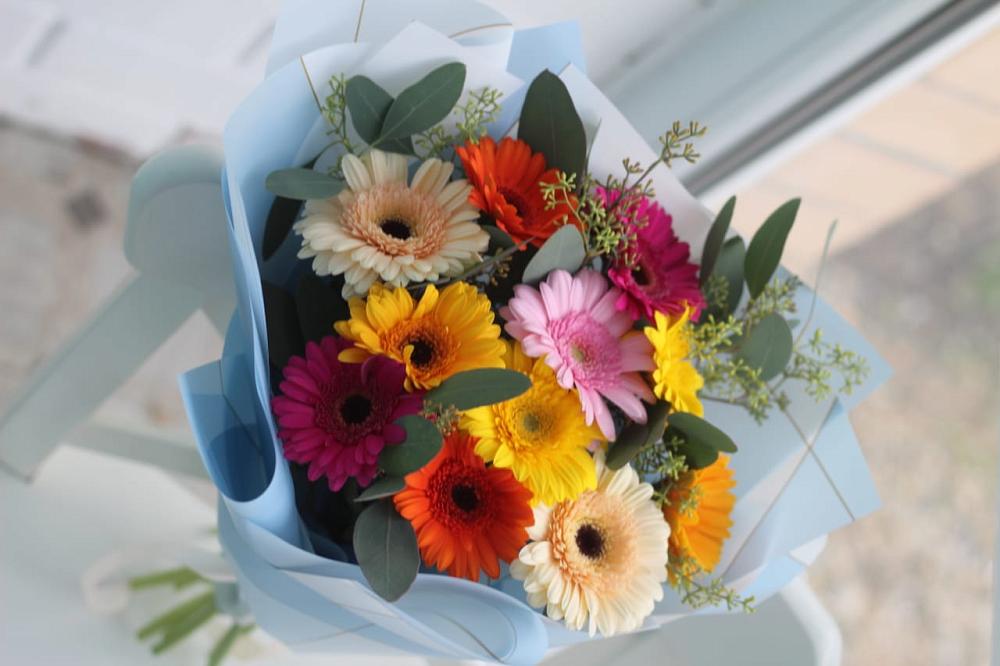 Букет цветов из: Герберы в Нее