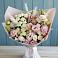 Букет цветов из: Альстромерии и Розы в Нее
