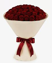 Букет 101 Бордовая роза Блэк Бакарра в Нее