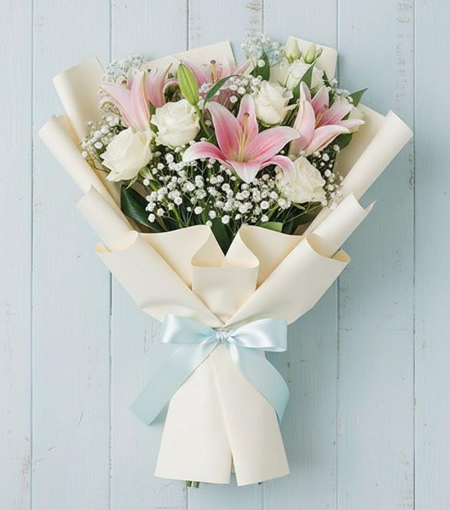 Букет цветов из: Лилии в Нее
