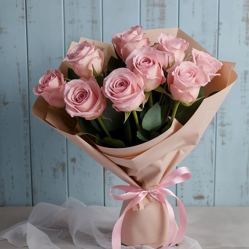 Букет цветов из: Розы в Нее