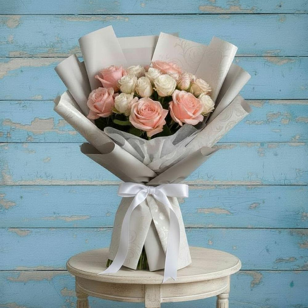 Букет цветов из: Розы в Нее