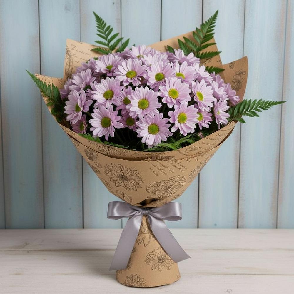 Букет цветов из: Хризантемы в Нее