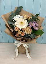 Букет цветов из:  Герберы и Хризантемы в Нее