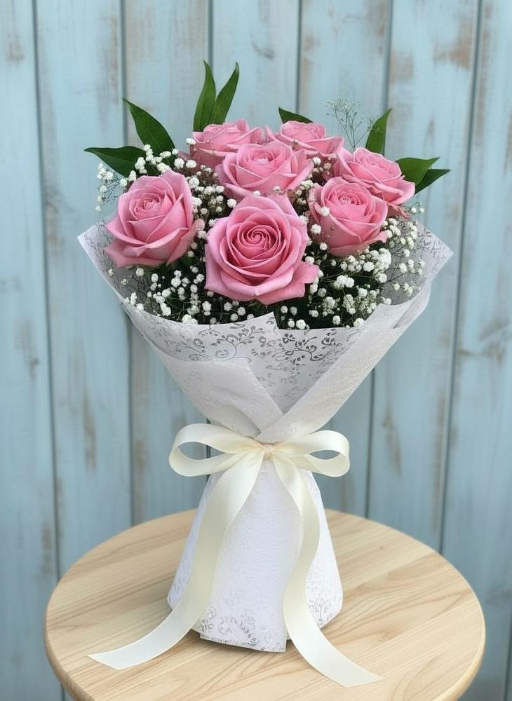 Букет цветов из: Розы в Нее