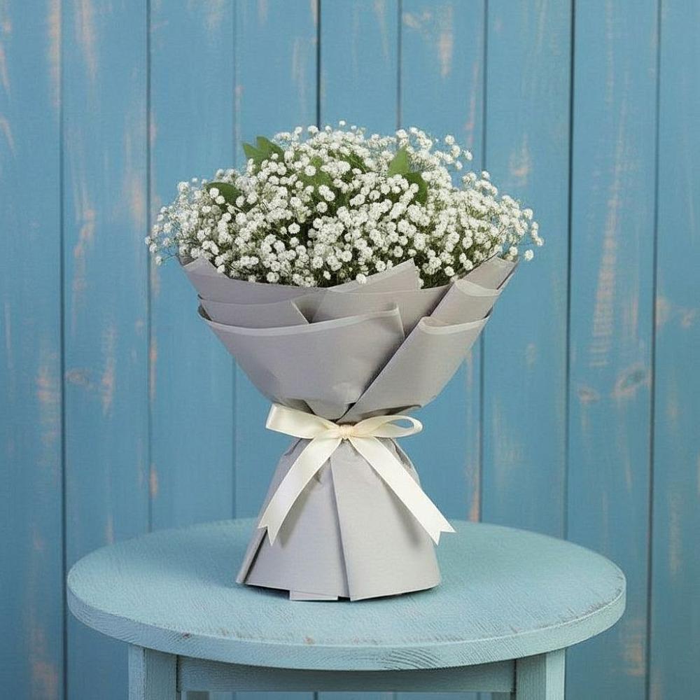 Букет цветов из: Гипсофила в Нее