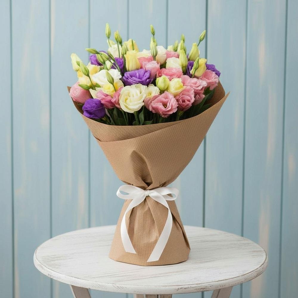 Букет цветов из: Лизиантусы в Нее