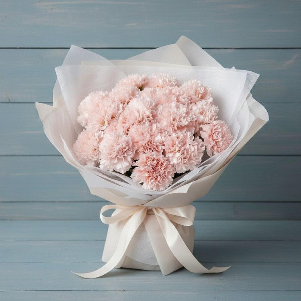 Букет цветов из: Гвоздики в Нее