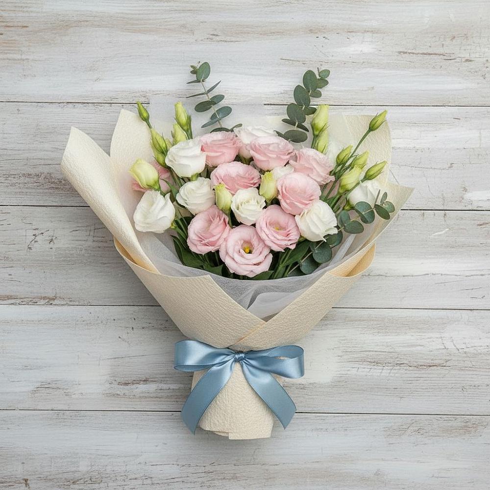 Букет цветов из: Лизиантусы в Нее